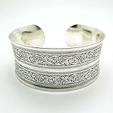 JETTINGBUY Totem Bangle Tibetan silver, Style 1