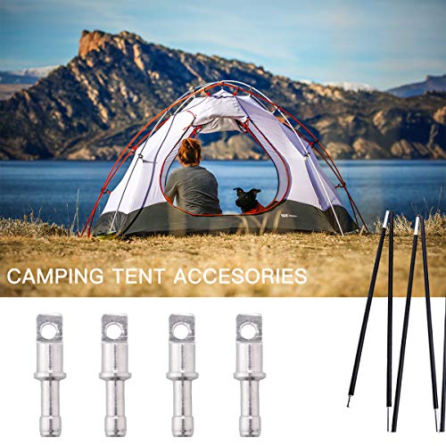 BRILLIANCE4U Aluminum Tent Poles Male End Tips Replacement Accessories Spare End Plugs for 7.9mm, 8.5mm, 9.5mm Tent Poles (for 9.5mm Tent Poles)
