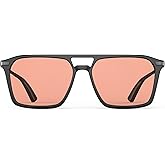 Goiteia FL-Rose Migraine Glasses,Blocks 480–520 nm Light, Light Sensitivity Glasses for Fluorescent LED Glare,Photophobia