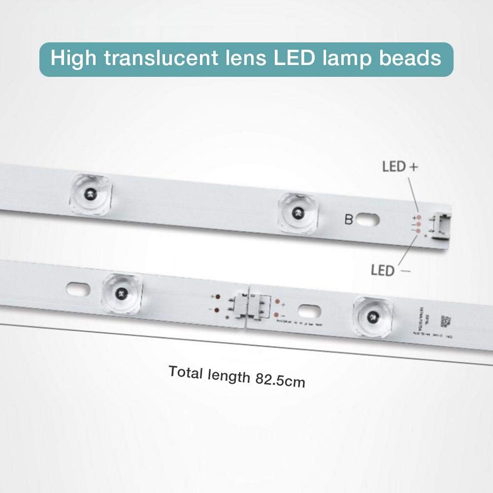 gouxia74534 8PCS LED Backlight Strip,Adjustable Brightness Lighting Kits 4 Lamp Beads Light Bar for LG 42 Inch TV INNOTEK DRT 3.0 42" 6916L 1709B 1710B 1957E