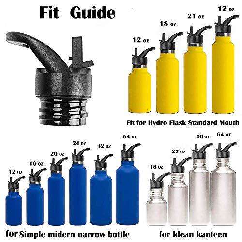 Straw Lid Fit for Hydro Flask Standard Mouth Simple Modern Ascent and