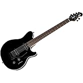 Sterling By MusicMan 6 String Sterling by Music Man Axis AX3S Electric Guitar Body, Right, Black with White Binding (AX3S-BK-