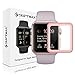 SUPTMAX [Specially for Series 1] Screen Protector for Apple Watch [Full Coverage] [Scratch Free] Apple Watch 38mm Series 1 Face Cover (38mm Rose Gold)