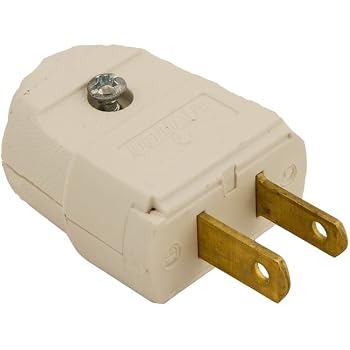 Leviton 101-EP 15-Amp 125-Volt Straight Blade Plug – Residential Grade