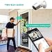 PANAMALAR Outdoor Security Camera, Smart 1080p WiFi IP Camera with Alexa Voice Control, IP65 Waterproof Surveillance System, Night Vision, 2-Way Audio, Motion Detection, Remote Access from Smartphone