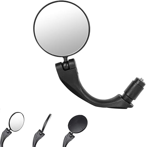 Amazon Co Jp 自転車用ミラー自転車用リアビューミラー360度安全な耐衝撃性凸面鏡サイクリングアクセサリーほとんどのマウンテンロードバイク用 ホーム キッチン