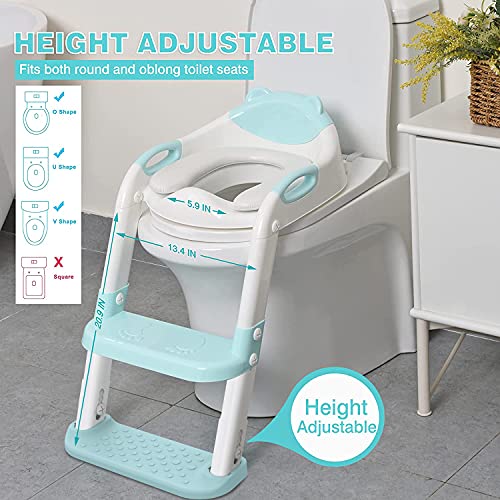 711TEK Potty Training Seat With Double Step Stool Ladder 2022
