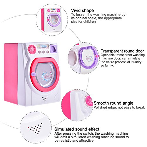 image for Per Toy Washing Machine Hold Water With Light And Sound Housework Pret