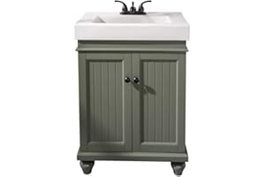 Legion Furniture 24-inch Pewter Green Sink Vanity
