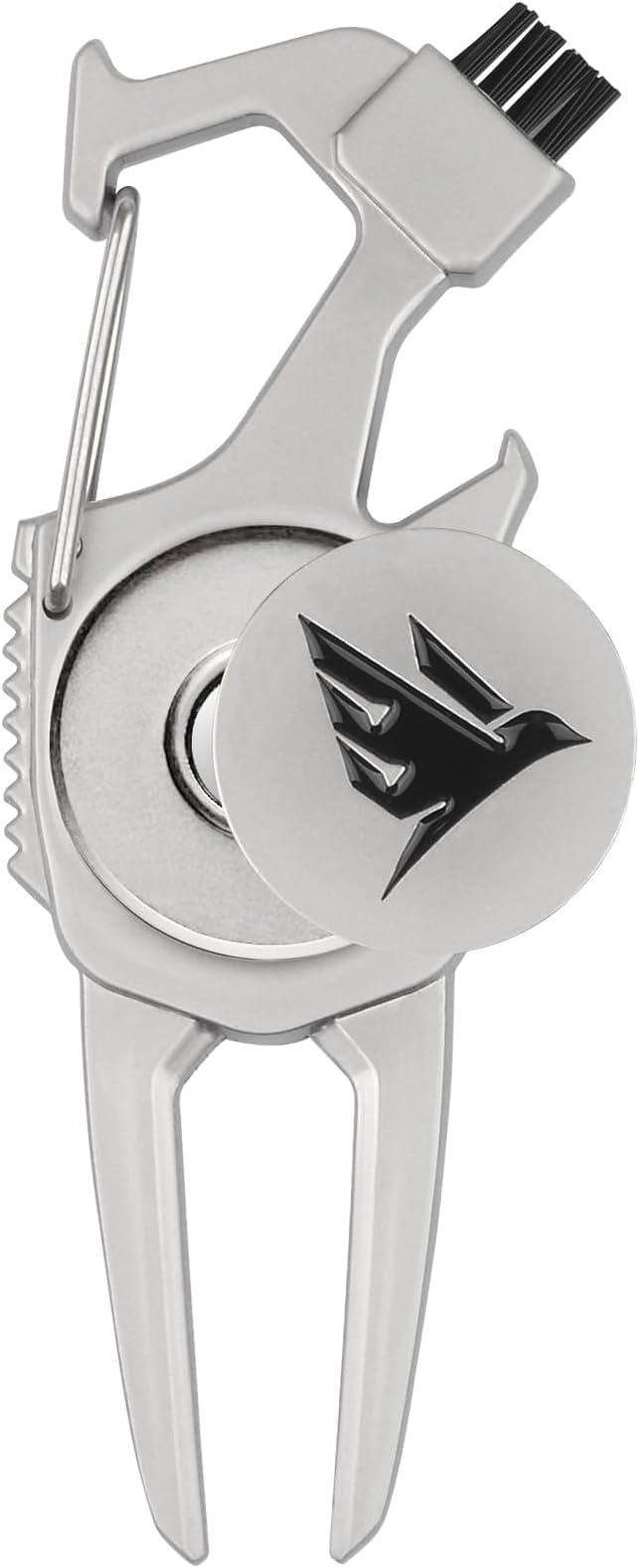 SWIFTEE Golf Divot Pitch Mark Repair Tool 7 in 1 Pearl Silver Gift Box