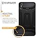 KAPAVER®® Tough Rugged Solid Black Shock Proof Slim Armor Back Cover Case for Xiaomi Mi 8 (2018)