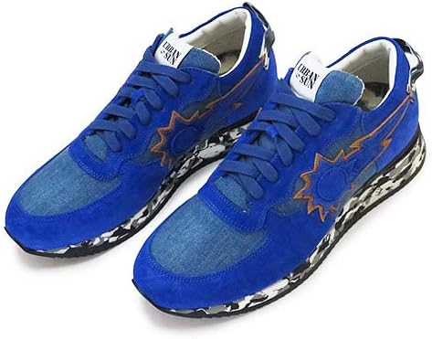 Amazon アーバンサン スニーカー メンズ ブルー Andre 121 42 日本参考サイズ 約26 5 27 0cm 並行輸入品 Urban Sun アーバンサン スニーカー