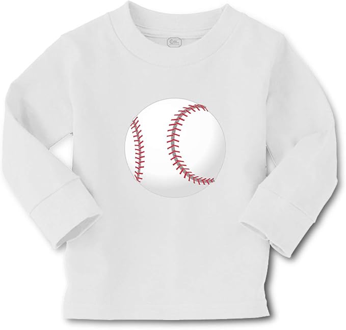 Kids Long Sleeve T Shirt Baseball Ball C Cotton Boy & Girl Clothes Clothing