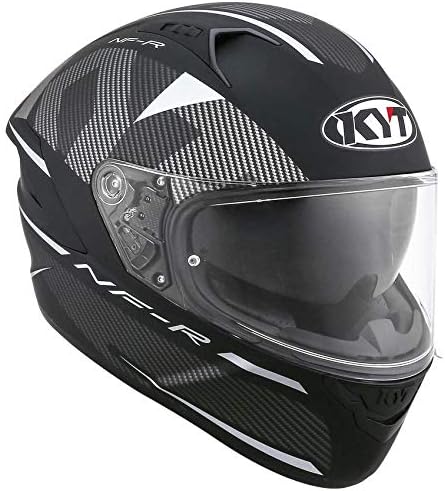 KYT Logos Brown nf-r Motorbike Helmet, Matt Grey, Size L 59-60 cm