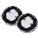 SenseYo 10PCS Bun Hair Nets for Ballet Bun Cover Dance Skating Gymnastics Wedding Performance-Black
