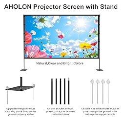 Outdoor Projector Screen with Stand - 120 inch