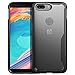 MILPROX Compatible with OnePlus 5T case, Ultra Thin Slim Transparent Crystal Clear PC Back Cover with Rubber TPU Bumper, Shockproof Anti-Scritch Case for Oneplus 5T - Black