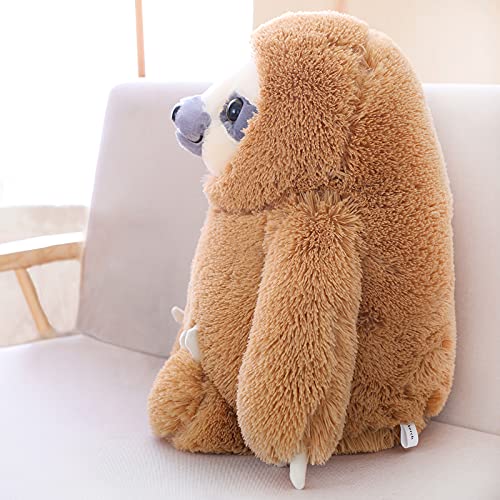Winsterch Large Sloth Stuffed Animal,Kids Fluffy Stuffed Sloth Teddy