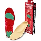 10 Seconds Pressure Relief 3030 with Metatarsal Pad – Ultra Cushioned - Medium Arch Support - Medium Arch Height, Trim to Fit, Molds to Foot Plastazote Memory Foam Topper (M 9, W 11)