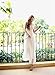 Eva's Eye Women's Sleeveless Chiffon Summer Holiday Beach Strap Maxi Long Dress, White, one size