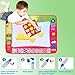Aqua Doodle Mat, 4 Colored Water Drawing Painting Writing Educational Toy Mat Board + 2 Magic Pen Learning Doodle Gift + Cartoon Seal for Children Baby Toddlers Kids Boys Girls (31.5 X 23.6 Inches)