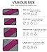 Zoppen 6 Set Packing Cubes (Large, Medium, Small and Slim) - Travel Luggage Organizer with Laundry Bag and Shoe Bag, Rose Red