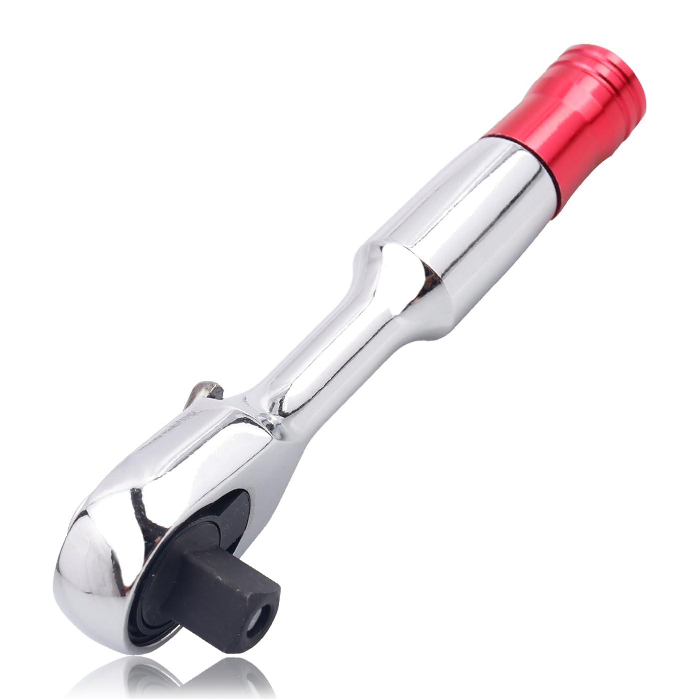 Mesee Mini Ratchet Wrench, Quick Release 1/4 Drive Ratchet Hex Socket Wrench Dual Use Offset Ratchet Handle Wrench 72-tooth Reversible Ratcheting Screwdriver Socket Spanner Repair Tool