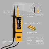 Martindale VT12 Two Pole Voltage and Continuity Tester Yellow view 4