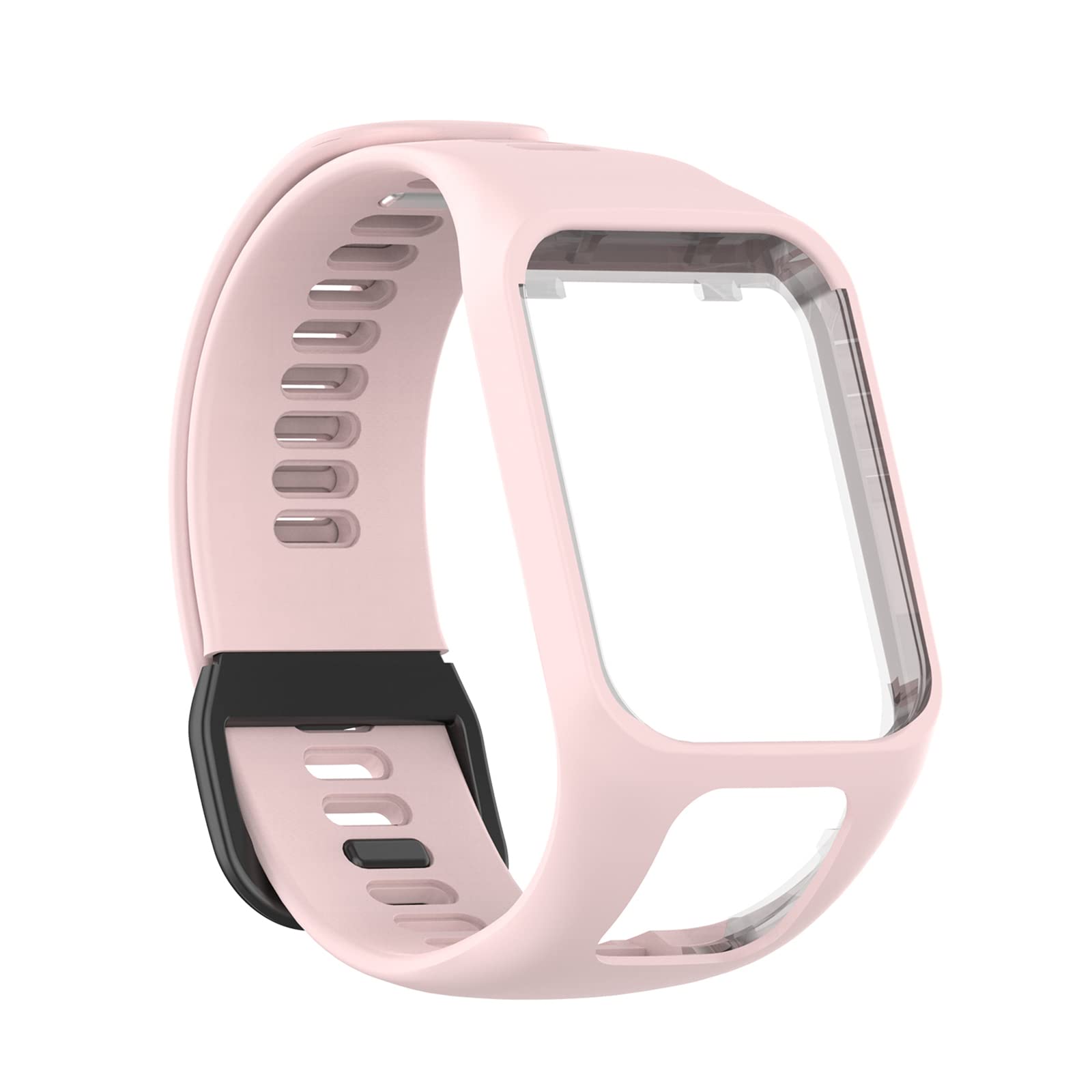 Watch Strap for TomTom Golfer 2/Runner 2/Runner 3 Strap, Replacement Band Wristband for TomTom Spark/Adventurer Women Men Smartwatch, Rose Pink