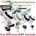 ZELAF [SGS Cert.] 12-Pack Car Diffuser Refill Sticks Sponges Filter Wick Replacements, Car Humidifier Filter for Nanum Car Diffuser Filters & Zelaf Z8 Car Aromatherapy Essential Oil Diffuser and More