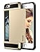 Vofolen Case for iPhone 6 Plus Case iPhone 6S Plus Case Wallet Impact Resistant Anti-Scratch Protective Shell Shockproof Rubber Bumper Cover Card Slot Holder Case for iPhone 6 Plus 6S Plus (Gold)
