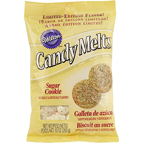 Wilton 1911-229 Limited Edition Sugar Cookie Candy Melts Candy, 10-Ounce