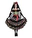 Dreamgirl Womens Lady of The Dead Costume, Adult Day of The Dead Halloween Costume