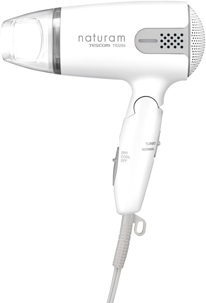 TESCOM naturam Negative ion Hair Dryer White TID295-W