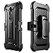 SupCase UB PRO Case for LG K30, Full-Body Rugged Drop-Proof Case with Built-in Screen Protector and Rotating Belt Clip Holster for LG K30 / LG Premier Pro/LG K10 2018 Release (Black)