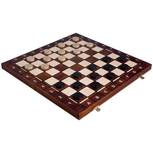 Senator European Chess, Checkers and Backgammon Set, 16 Inches