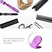 Homitt 10Pcs Hair Clips, Sectioning Alligator Hair Clips with Wide Teeth, Crocodile Hair Clip Set for Salon Styling, Blow Drying, Dying, Straightening and Curling-Black and Purple