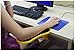 Skyzonal Ergonomic, Adjustable Computer Desk Extender Arm Wrist Rest Support (Yellow)