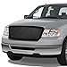 DNA MOTORING GRF-043-BK Mesh Design Front Bumper Grille Guard Compatible with 04-05 Ford Ranger, Black