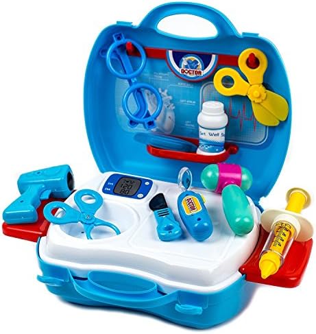 Medical Doctor Play Set Dream The Suitcase - 18 Plastic Parts & Accessories - Easy Assembly, For Ages 3+