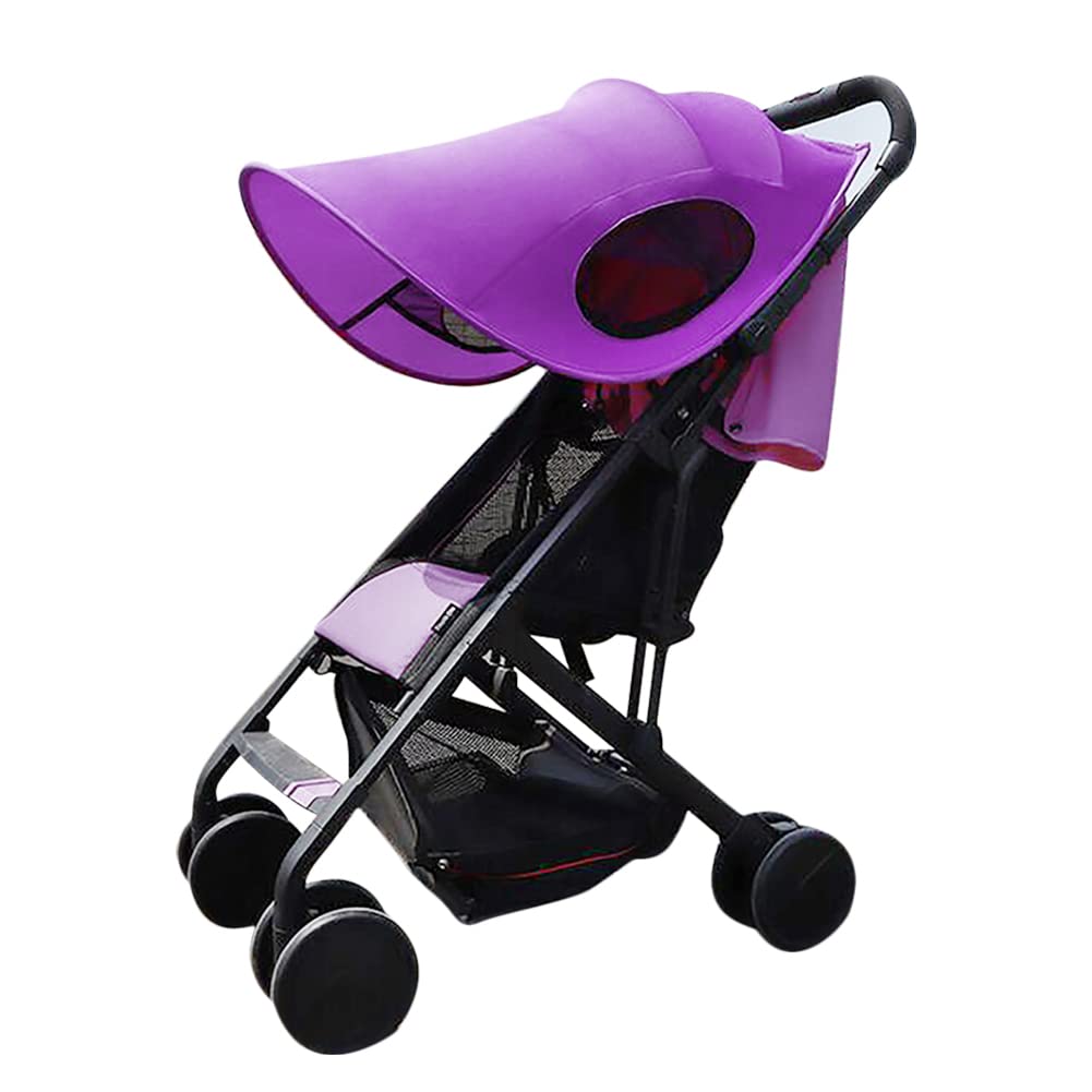 Stroller Sun Shade Cover Universal Baby Pushchair Canopy Waterproof Buggy Sunshade Pram Parasol Wide UV Protection Awning UPF 50 Sun Shield for Pushchair Stroller Buggy Pram