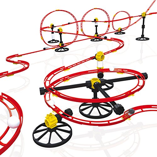 Quercetti Skyrail Marble Run Roller Coaster 250-pc. Set