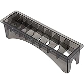 Chazcool Clipper Guard Holder, 10 Grid Clipper Guard Organizer | Clipper Guard Holder Organizer, Barber Guards for Hair Clippers Organizer, Guide Comb Storage Case Box for Barbershop Use