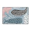 Seal Whale Octopus Fish Modern Casual Area Rugs for Living Room Bedroom Carpet Thick Soft Large Flannel Mats Easy to Clean Stain 60 X 39 Inches