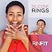Rinfit Silicone Rings for Women 6mm Wide, 2mm Thick - Rubber Wedding Bands Women - 4Love Collection Patented Design - Pack AJ, Size 5