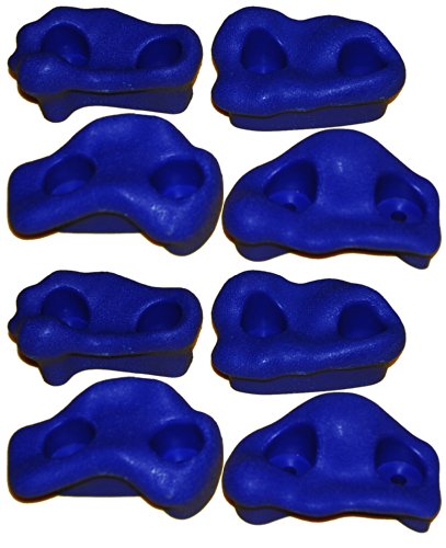 Rock Pegs Small for Indoor & Outdoor Rock Wall to Get Kids Exercise Climbing to Strength Upper Body known as Rock hold - rock climbing wall (Blue(2-Packs))
