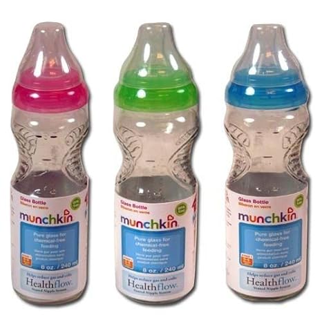 munchkin glass baby bottles