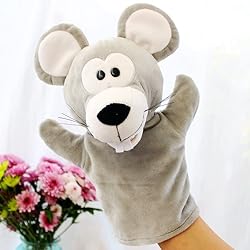 LOMTRATS Animal Hand Puppets for Kids with Movable