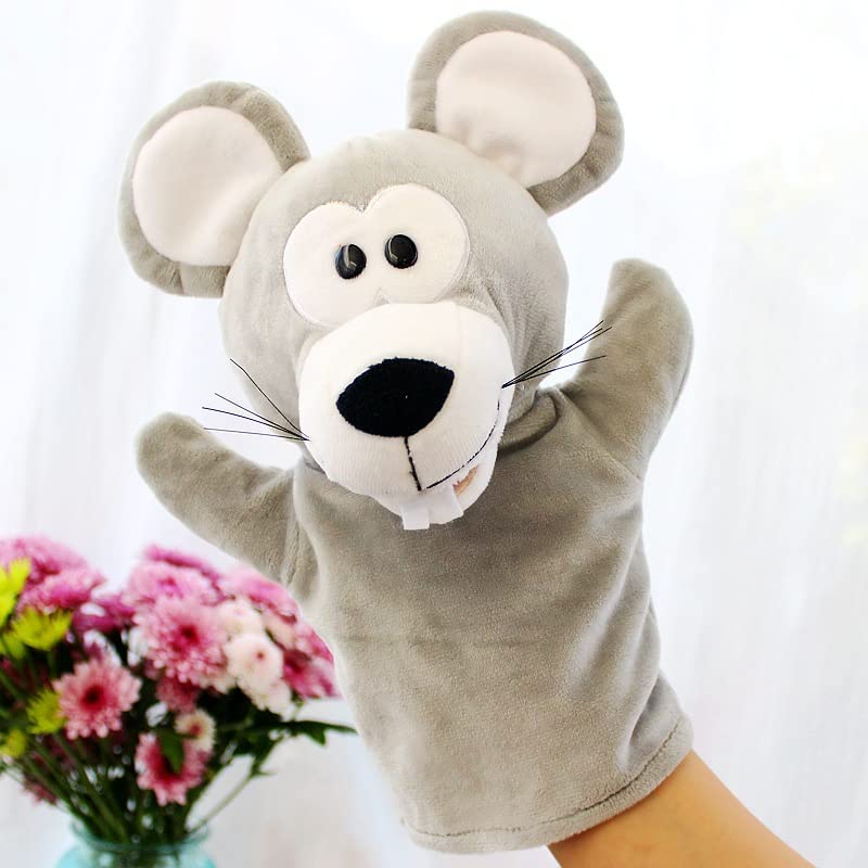 LOMTRATS Animal Hand Puppets for Kids with Movable