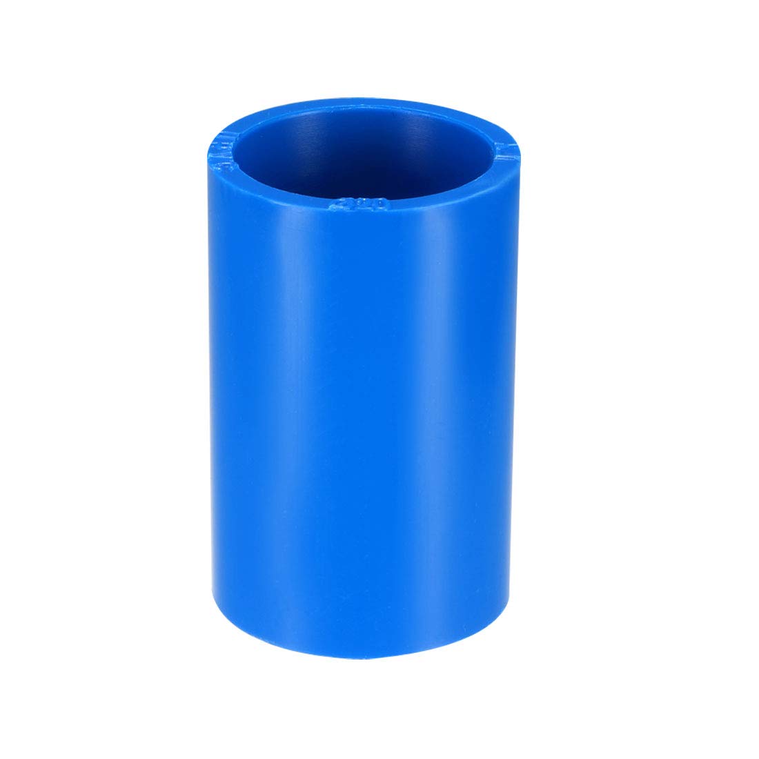 sourcing map 20mm Straight Metric PVC Pipe Fitting Coupling Adapter Connector Blue 10Pcs